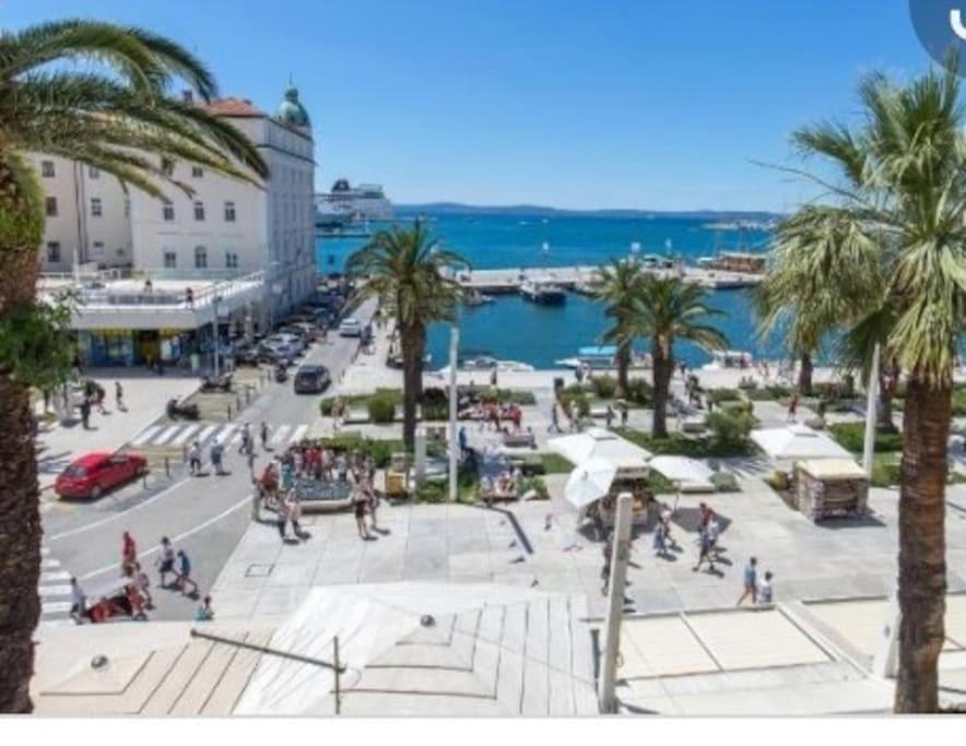 ספליט Bright And Colourful Apartment Luce -Sandy Beach מראה חיצוני תמונה